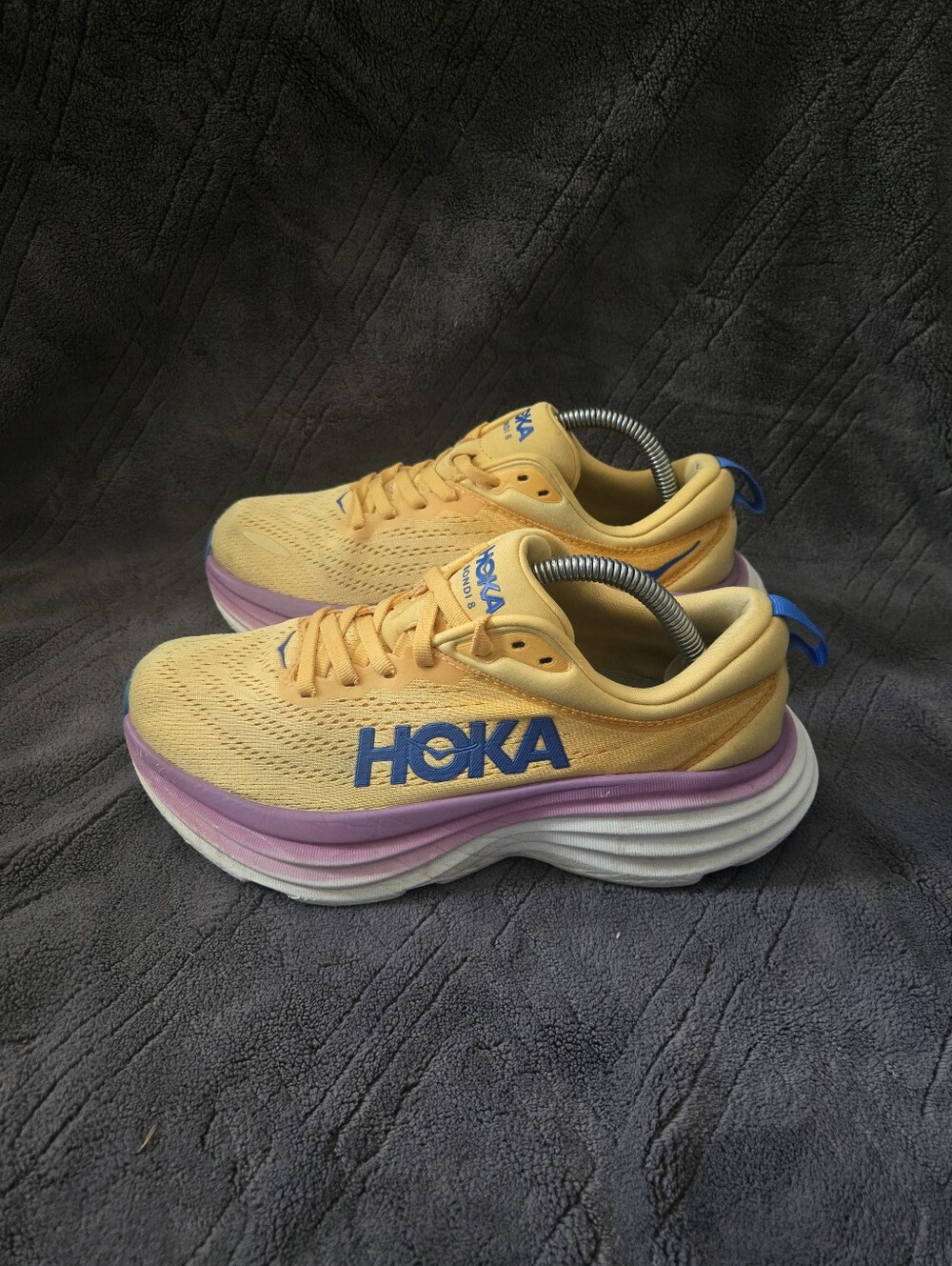 Hoka One One Bondi 8 Running Shoes Womens Sz 6.5 Athletic Sneakers Trainers. - Picture 2 of 10